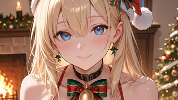 栗栗子 圣诞限定 超级瑟瑟的跳跳糖蹂躏1