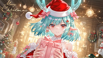 秋水 圣诞麋鹿被抓住然后