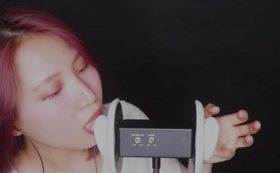 【snow눈송이助眠】一边爱抚耳朵一边舔