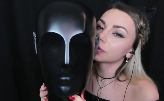 【ASMRBlackKitty助眠】人头麦亲吻、口腔音