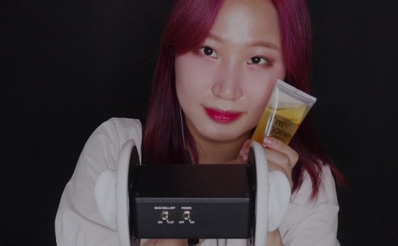 【snow눈송이助眠】给耳朵抹上蜂蜜然后舔掉