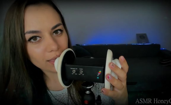 【HoneyGirl助眠】庆祝15万粉、长达1小时的耳舐福利