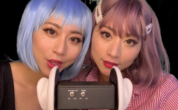 【Twins Rina&Rika助眠】双胞胎姐妹的吃耳音