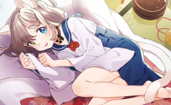 【中文版】全年龄音声RJ296378《猫猫生活。〜雪白猫少女的无邪尾尾〜》