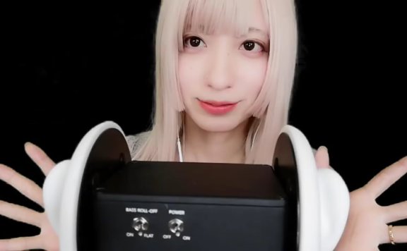 【月乃助眠】双声道耳舐