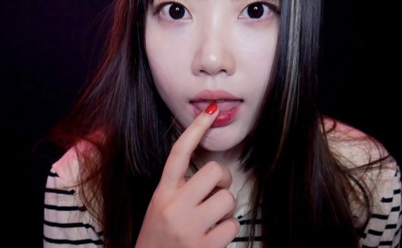 【DOOBOO ASMR】手势触发，偷偷地吐舌头