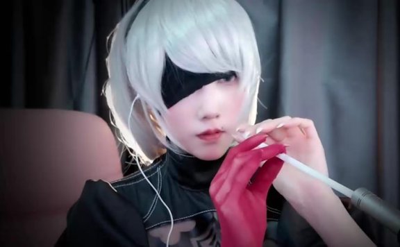 【视频剪辑】cos娃娃爱打豆豆 2B小姐姐吸管音/跳跳糖/摩擦