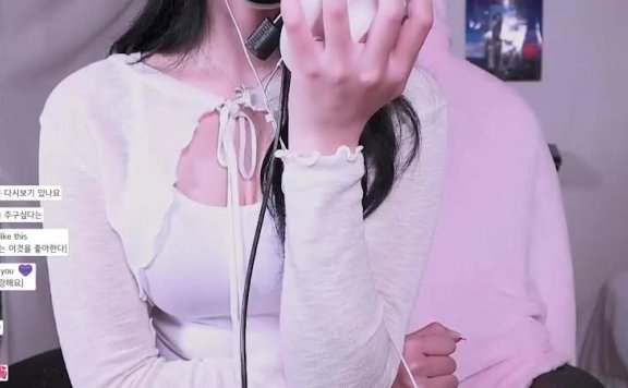 아키코ASMR 小背心耳舐