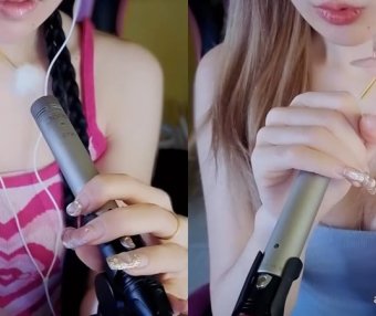 aki秋水b站充电视频 姐妹双人一起给你掏耳朵~鹅绒棒视觉触发kqy伴随