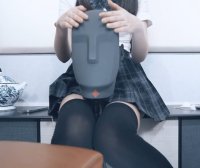 yuki亭 JK制服の夹击