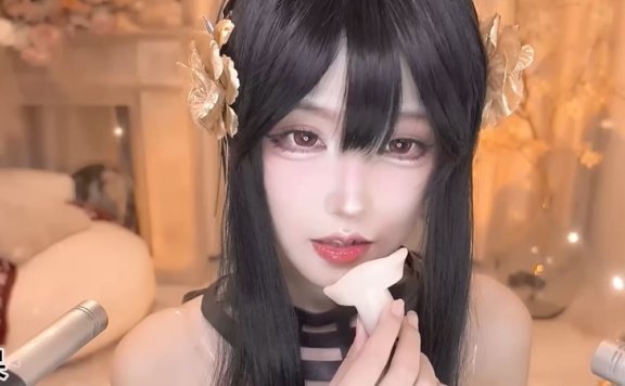 二呆啾钻粉群助眠 吃耳朵双视角