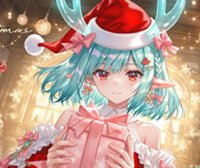 秋水 圣诞麋鹿被抓住然后